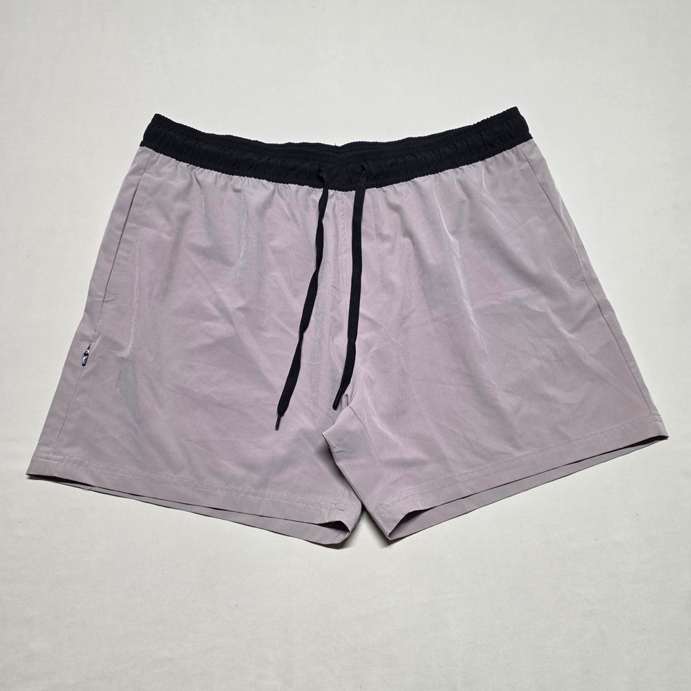 BYLT Premium Basics Men XL Tan Athletic Activewear Shorts Linerless Above Knee